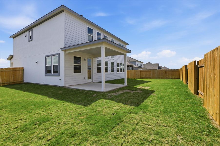 Exterior details and patio area of a home in , Pflugerville (Image 4).