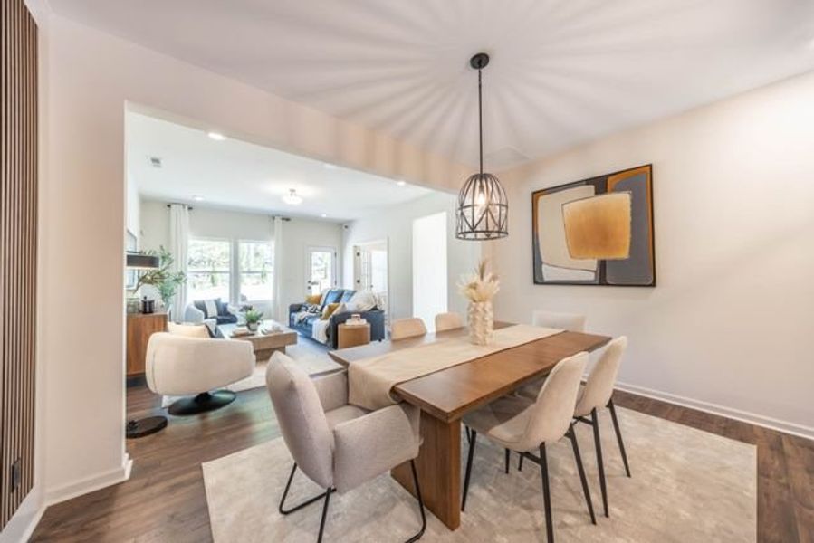 Representative furnished interior of a home built from the Abigale by True Homes in Swaim Meadows, Winston-Salem (Image 9).