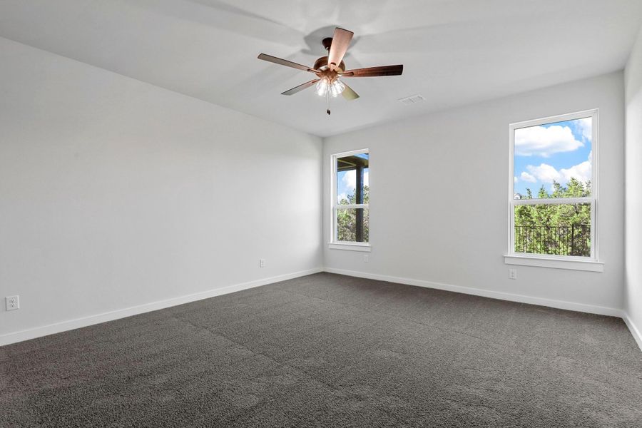 Representative unfurnished interior of a home built from the Garrison II by Cheldan Homes in Arbor Oaks, Boyd (Image 48).