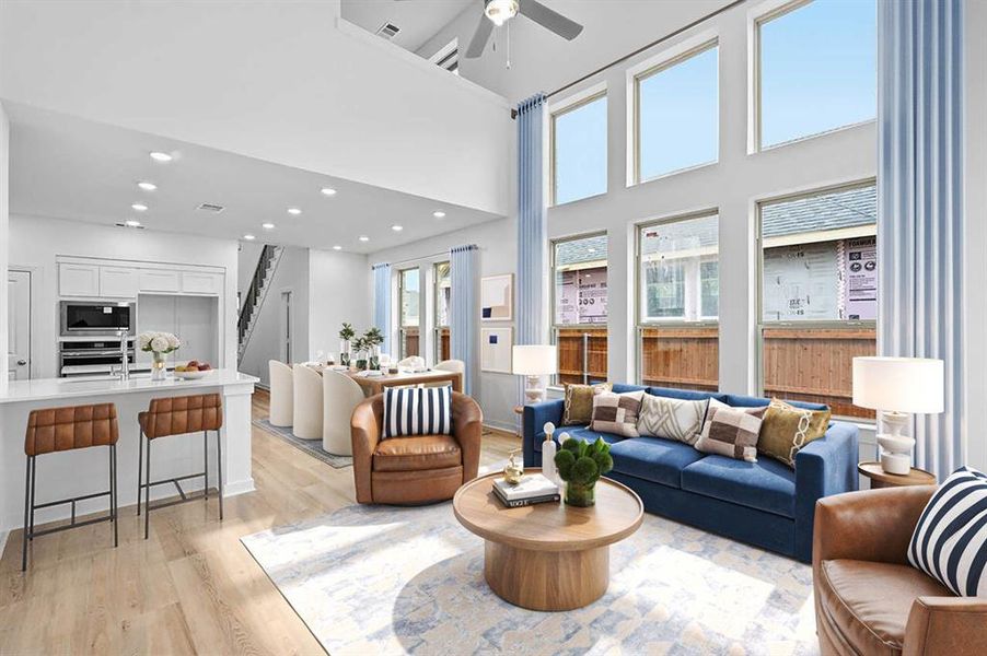 Furnished interior view inside a new home in Heartland, Crandall (Image 12).