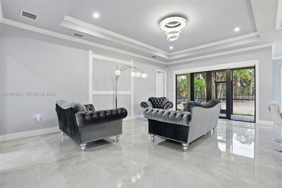Furnished interior view inside a new home in , Naples (Image 19).