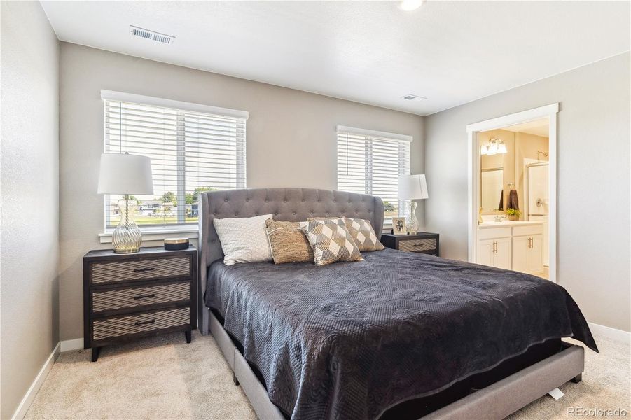 Furnished interior view inside a new home in Ridge at Johnstown, Johnstown (Image 13).