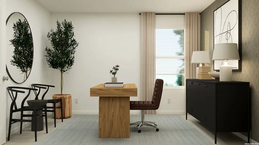 Furnished interior view inside a new home in , San Antonio (Image 6).