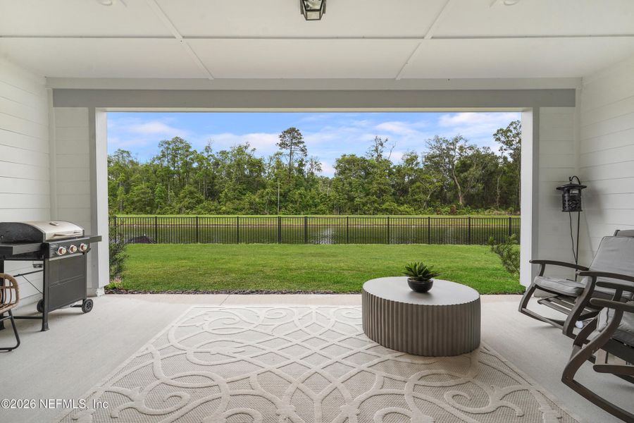 Exterior details and patio area of a home in , Jacksonville (Image 28).