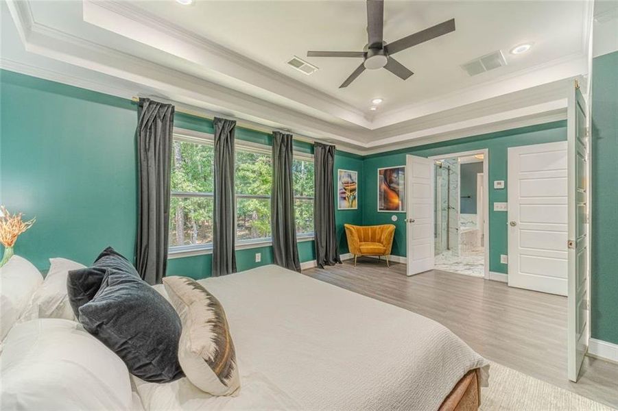 Furnished interior view inside a new home in , Snellville (Image 36).