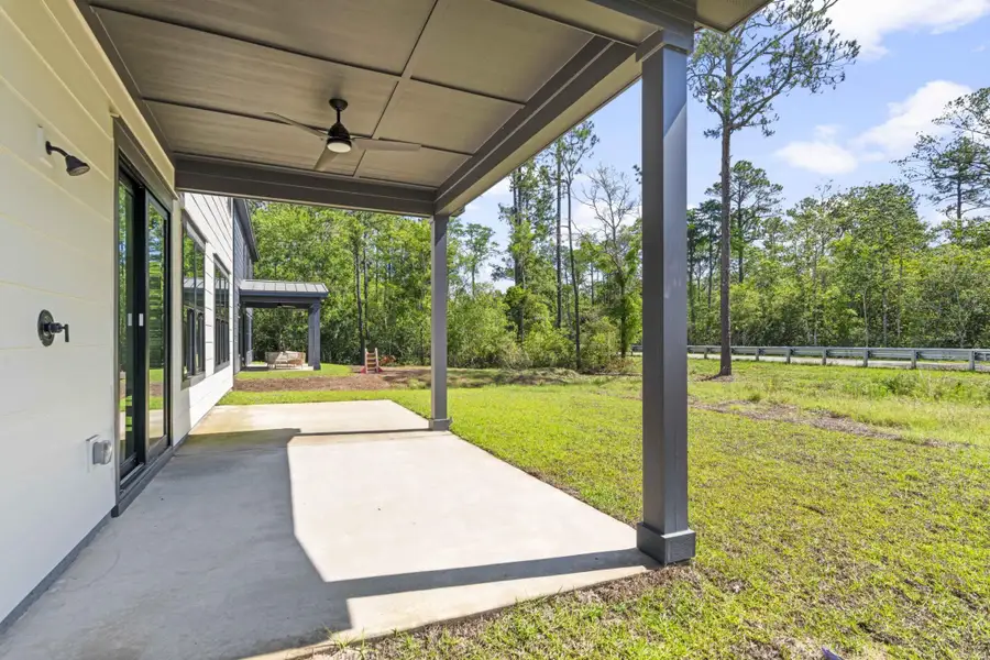 Exterior details and patio area of a home in The Shoal, Santa Rosa Beach (Image 2). Exterior details and patio area of a home in The Shoal, Santa Rosa Beach (Image 2).