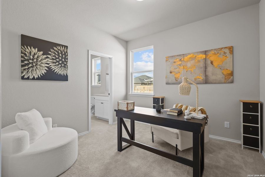 Furnished interior view inside a new home in Hannah Heights, Seguin (Image 35).