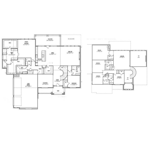 2D floor plan layout for the The Carmelita by Lillian Custom Homes in Emerson Farms, Rockwall, TX (Image 5). 2D floor plan layout for the The Carmelita by Lillian Custom Homes in Emerson Farms, Rockwall, TX (Image 5).