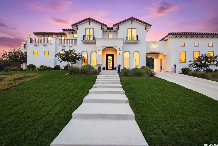 Front exterior of a new home in , Boerne, TX, highlighting curb appeal (Image 25).