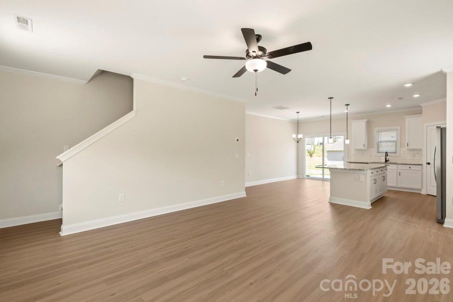 Spacious, unfurnished interior of a new home in Colonial Crossing, Troutman (Image 10).