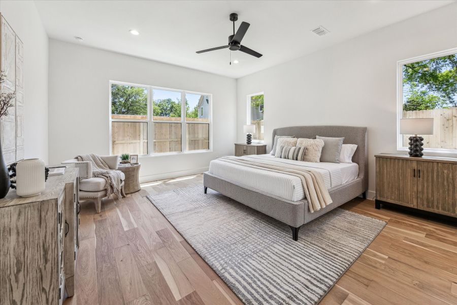 Furnished interior view inside a new home in , Houston (Image 7). Furnished interior view inside a new home in , Houston (Image 7).