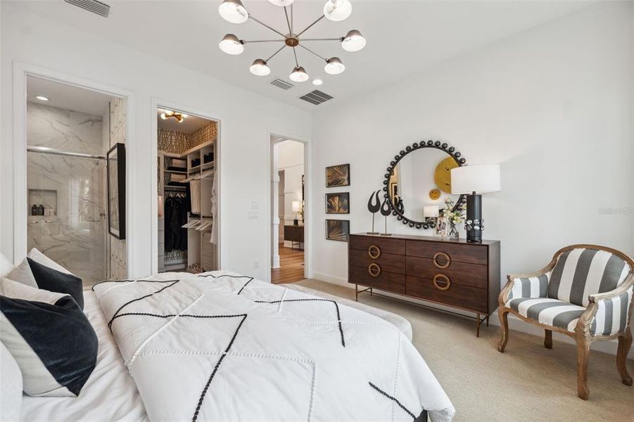 Furnished interior view inside a new home in Valencia Ridge, Wesley Chapel (Image 19).