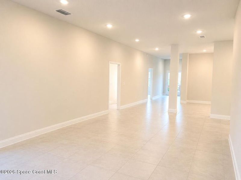 Spacious, unfurnished interior of a new home in St. John's Preserve, Palm Bay (Image 12). Spacious, unfurnished interior of a new home in St. John's Preserve, Palm Bay (Image 12).