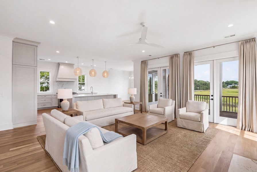 Furnished interior view inside a new home in , Mount Pleasant (Image 9).