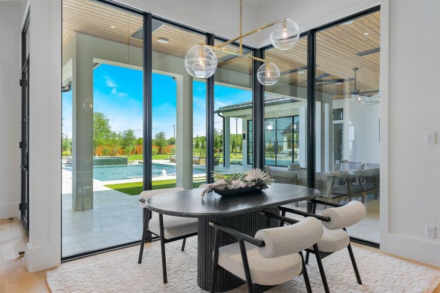 Furnished interior view inside a new home in Fleming Pointe, Fort Worth (Image 18).