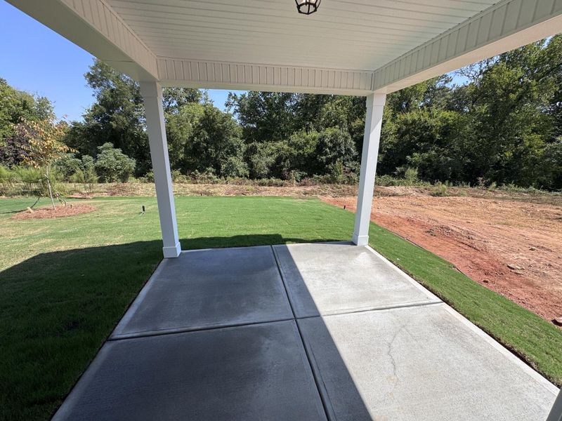 Exterior details and patio area of a home in Ashton Park, Monroe (Image 2).