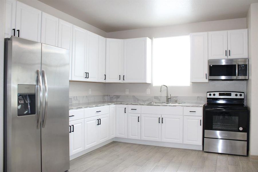 Kitchen with Stainless Steel Appliances