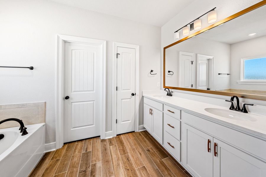 Furnished interior view inside a new home in Natureview, Freeport (Image 8).