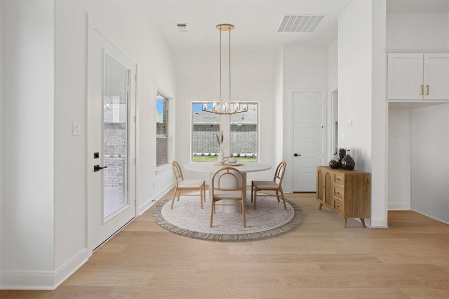 Furnished interior view inside a new home in Elements at Viridian - Garden Series, Arlington (Image 6).