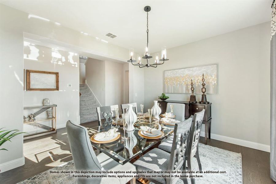 Furnished interior view inside a new home in The Oaks, Red Oak (Image 14). Furnished interior view inside a new home in The Oaks, Red Oak (Image 14).