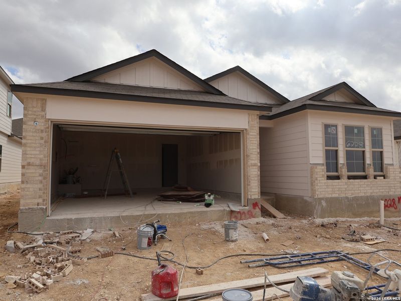 In-progress construction of a new home in Mesquite Ridge, San Antonio, TX (Image 22). In-progress construction of a new home in Mesquite Ridge, San Antonio, TX (Image 22).