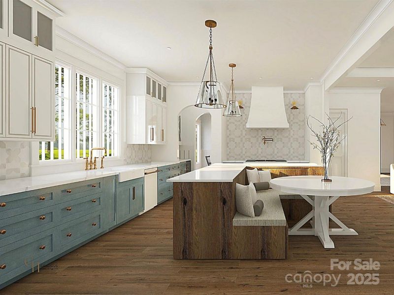 Kitchen - Artist Rendering of Proposed Home