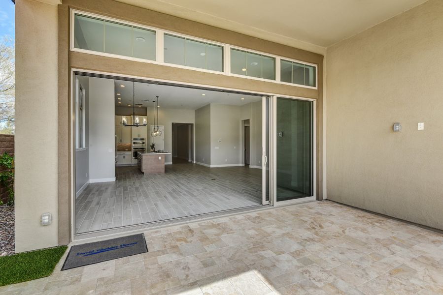 Exterior details and patio area of a home in Ascent at Northpointe at Vistancia, Peoria (Image 4).