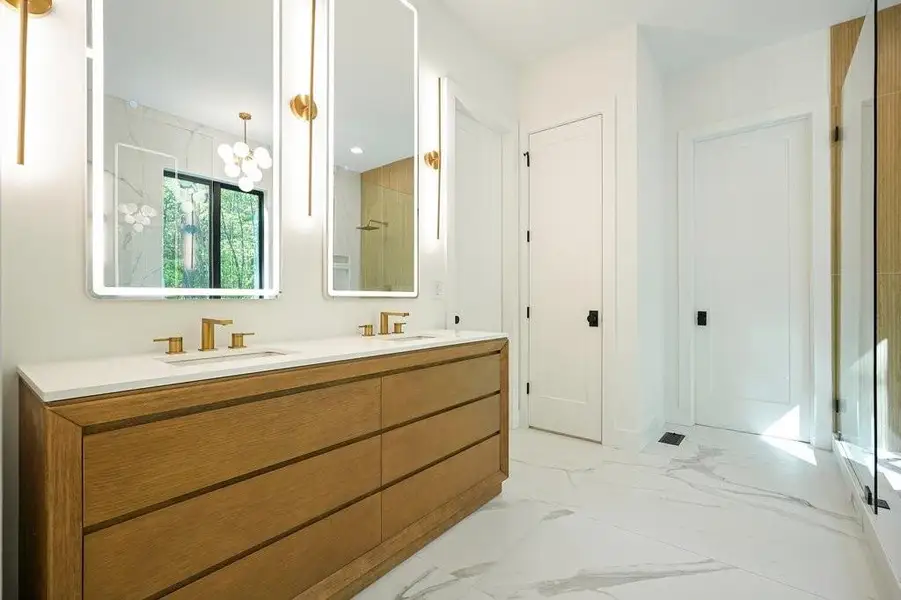 Furnished interior view inside a new home in , Canton (Image 18).