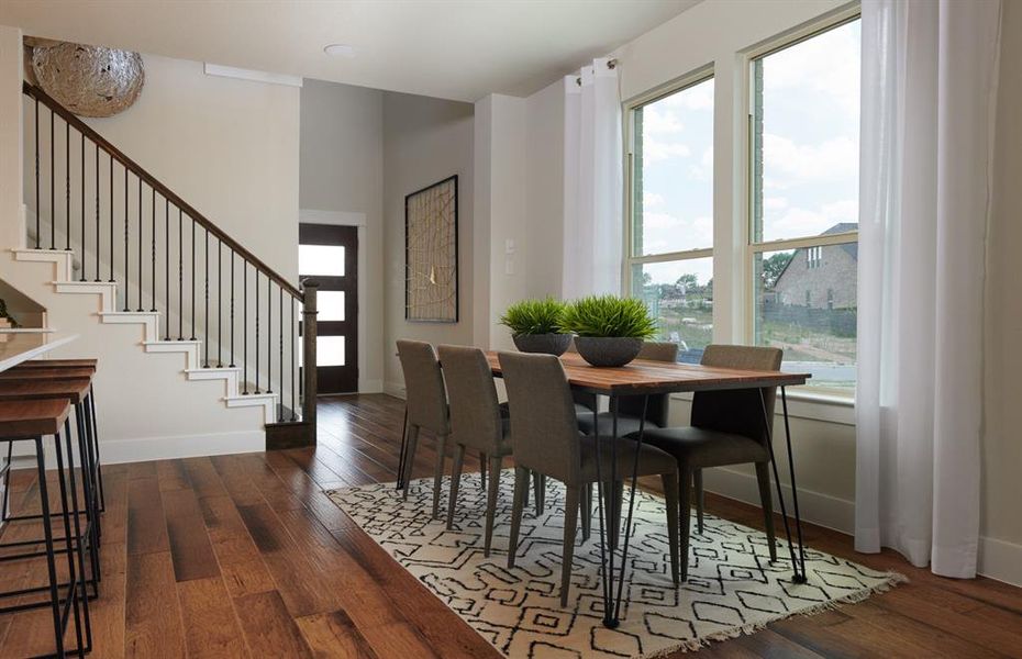 Dining area off kitchen *model representation