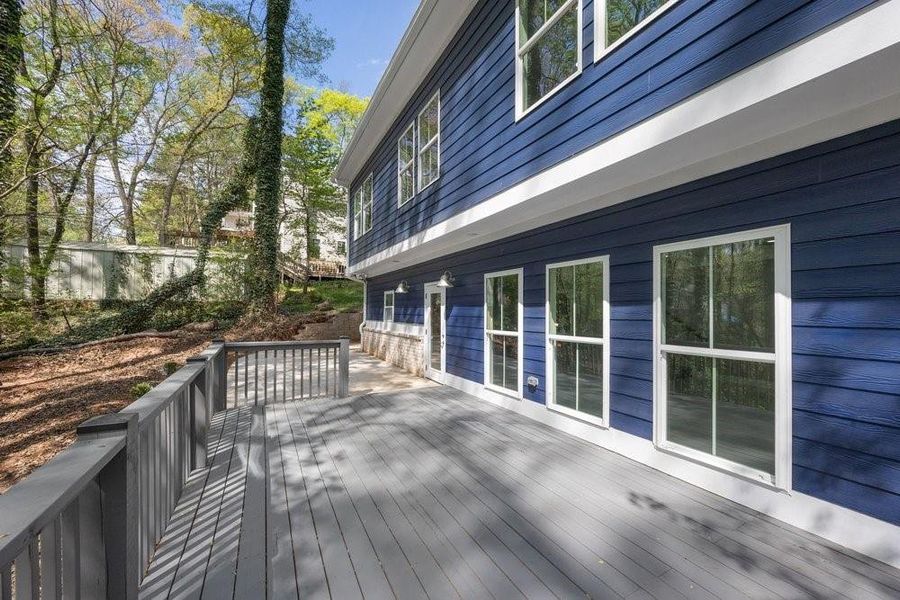 Exterior details and patio area of a home in , Acworth (Image 23).
