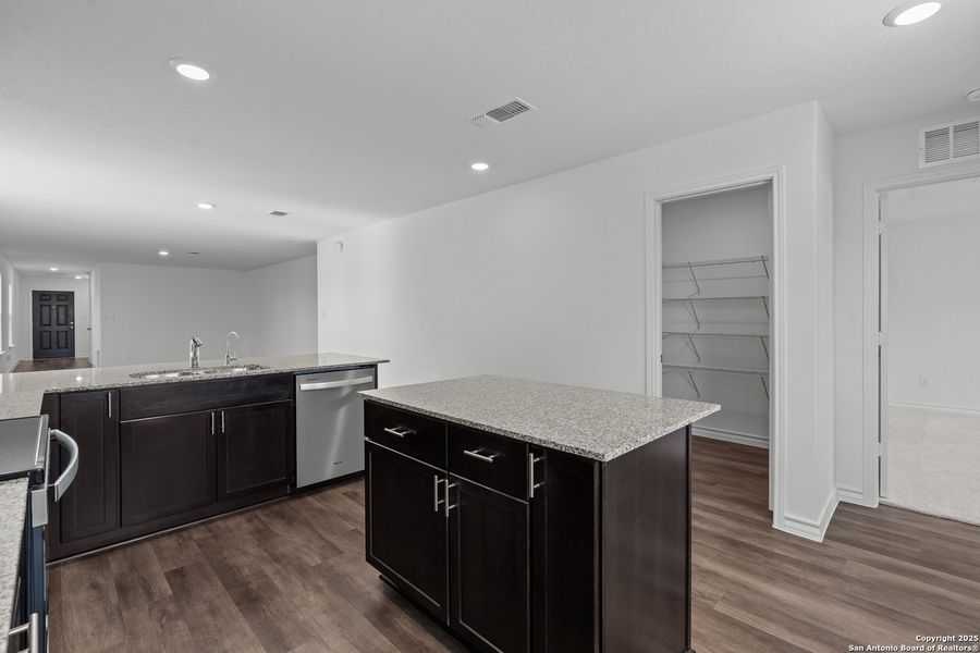 Furnished interior view inside a new home in The Overlook at Creekside, New Braunfels (Image 12).