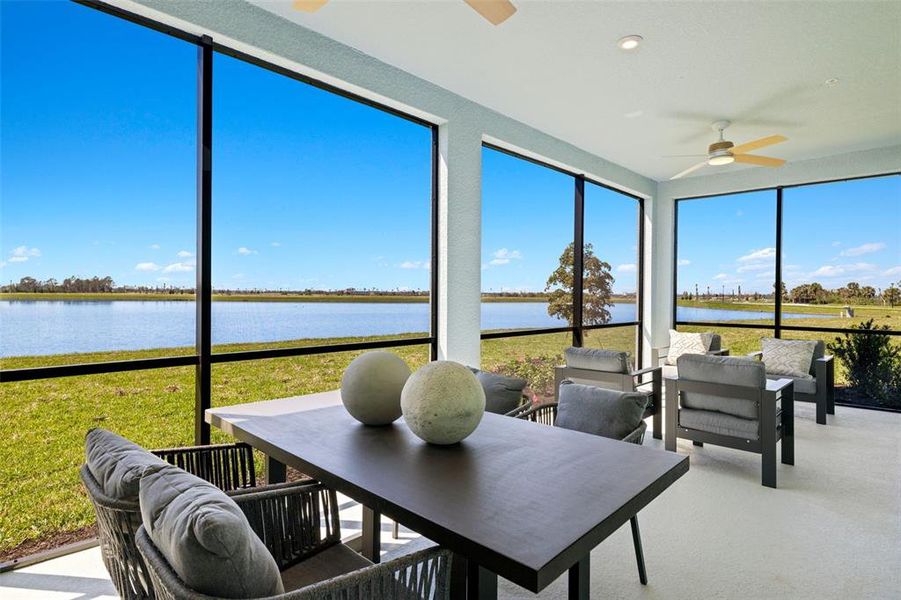 Exterior details and patio area of a home in Wellen Park, Venice (Image 22).