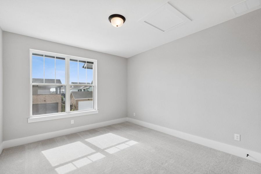 Spacious, unfurnished interior of a new home in Easthaven at Bridgeland Central - Horizon Collection, Cypress (Image 27).