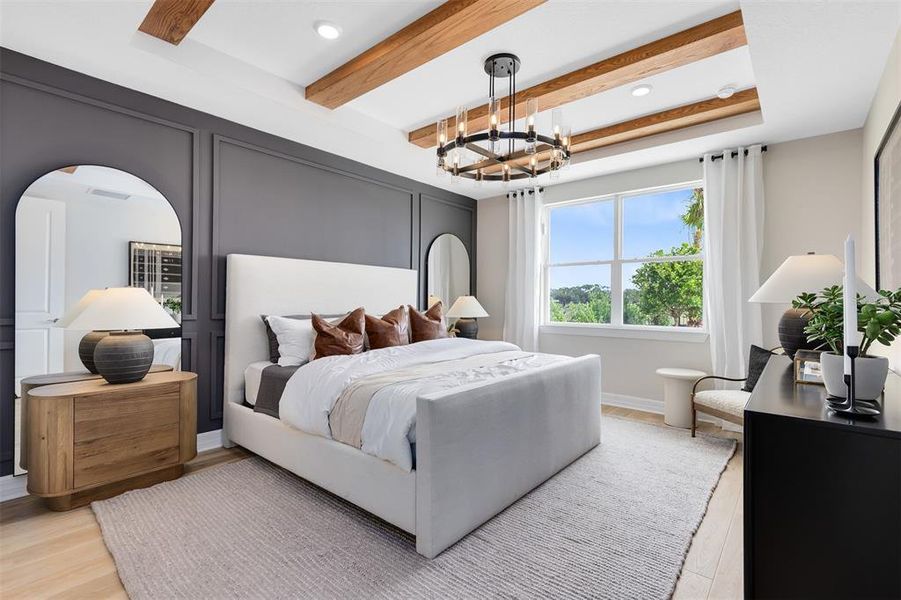 Furnished interior view inside a new home in Bridgewalk, St. Cloud (Image 24).