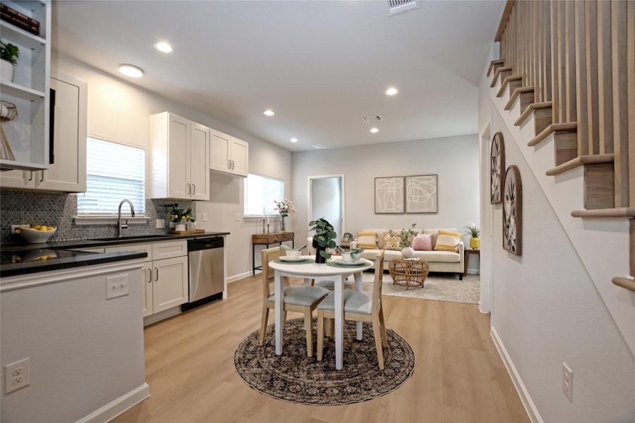 Furnished interior view inside a new home in , Round Rock (Image 6). Furnished interior view inside a new home in , Round Rock (Image 6).