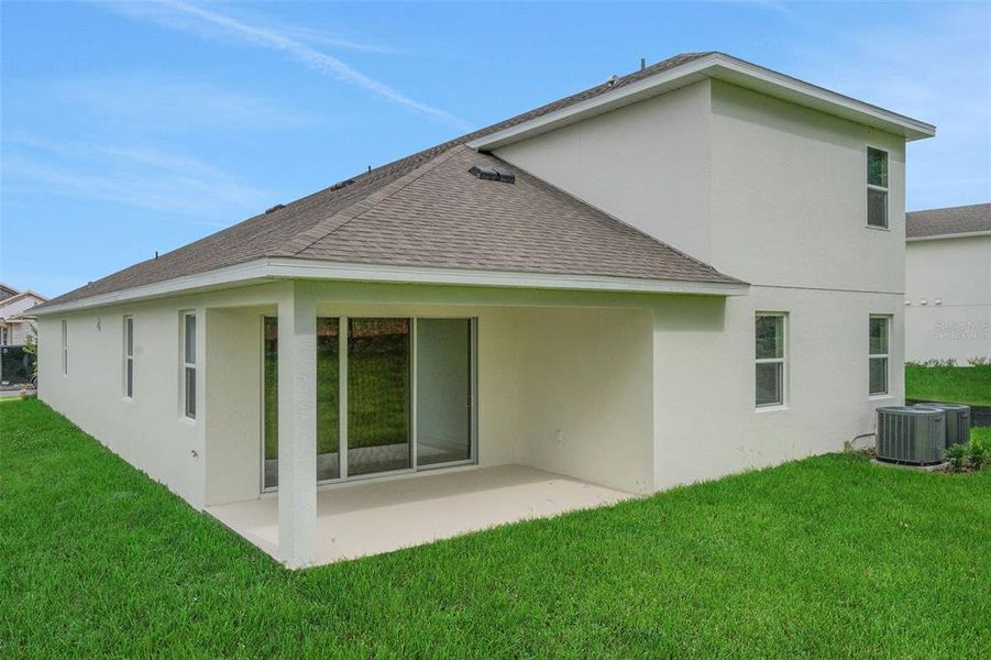 Exterior details and patio area of a home in Crossroads at Kelly Park, Apopka (Image 22). Exterior details and patio area of a home in Crossroads at Kelly Park, Apopka (Image 22).