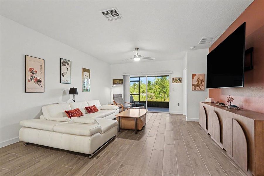 Furnished interior view inside a new home in Angeline Active Adult, Land O' Lakes (Image 13). Furnished interior view inside a new home in Angeline Active Adult, Land O' Lakes (Image 13).