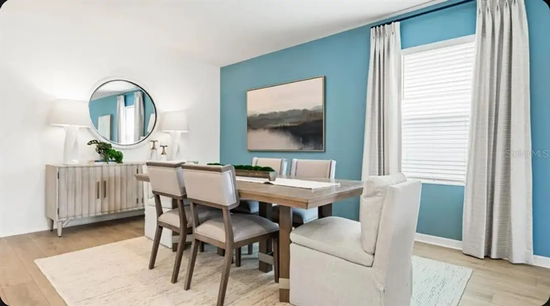 Furnished interior view inside a new home in Waterstone, Groveland (Image 18).
