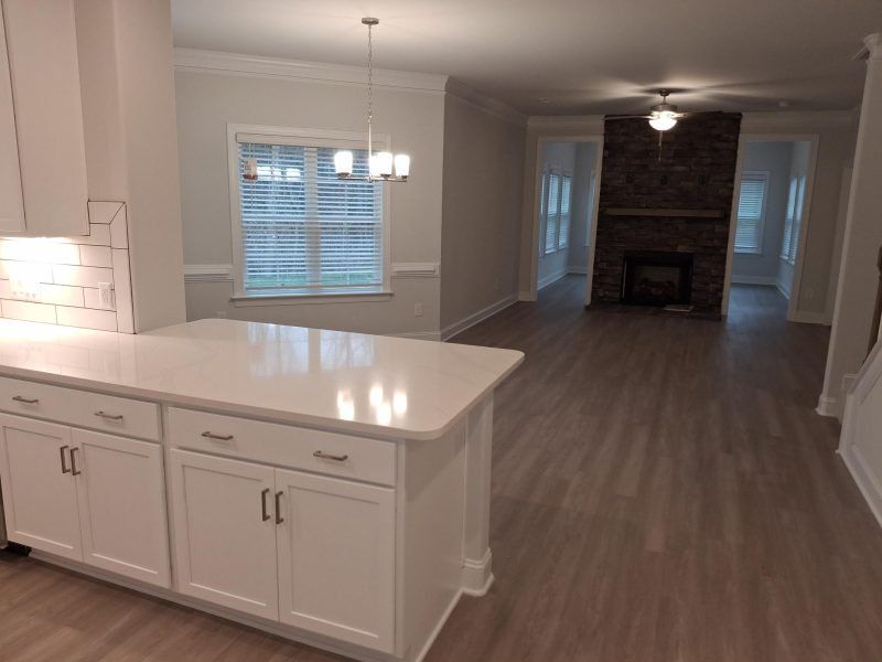 Furnished interior view inside a new home in Weybridge, Burlington (Image 16). Furnished interior view inside a new home in Weybridge, Burlington (Image 16).