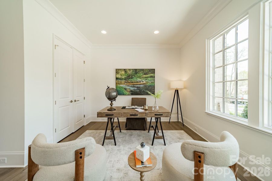 Furnished interior view inside a new home in , Charlotte (Image 17).