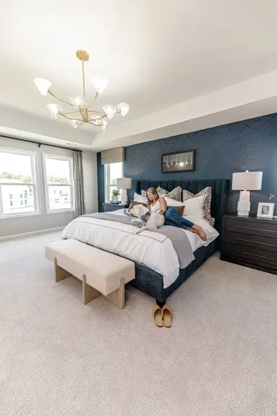 Representative furnished interior of a home built from the Watauga by McKee Homes in Coastal Haven, Leland (Image 4).