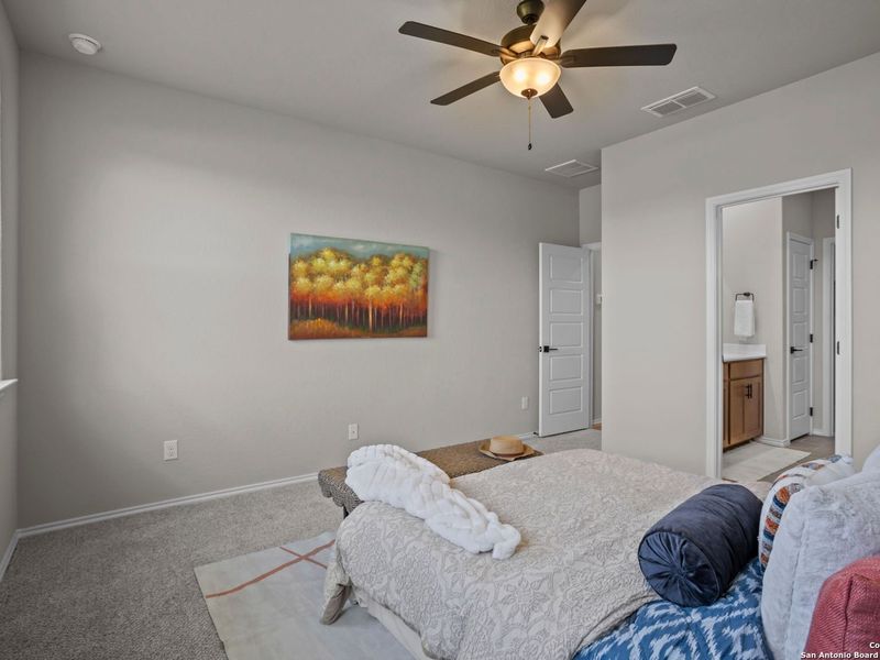Furnished interior view inside a new home in Horizon Pointe, Converse (Image 15).