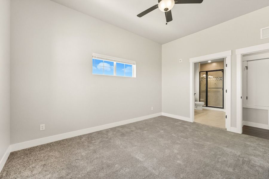 Representative unfurnished interior of a home built from the The Oxford by Landmark Homes in The Lakes at Centerra, Loveland (Image 15). Representative unfurnished interior of a home built from the The Oxford by Landmark Homes in The Lakes at Centerra, Loveland (Image 15).