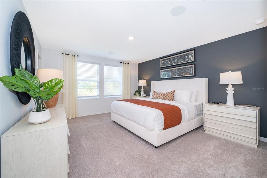 Furnished interior view inside a new home in Horse Creek at Crosswinds, Davenport (Image 13).