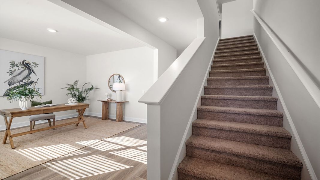 Representative furnished interior of a home built from the Elle by D.R. Horton in Laurel Grove, Guyton (Image 4).