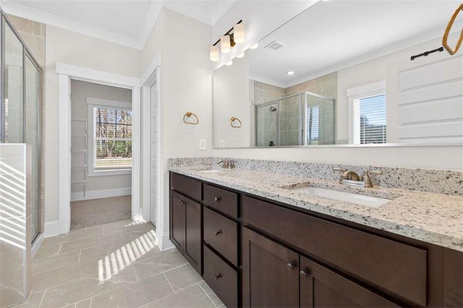 Furnished interior view inside a new home in , Comer (Image 7).