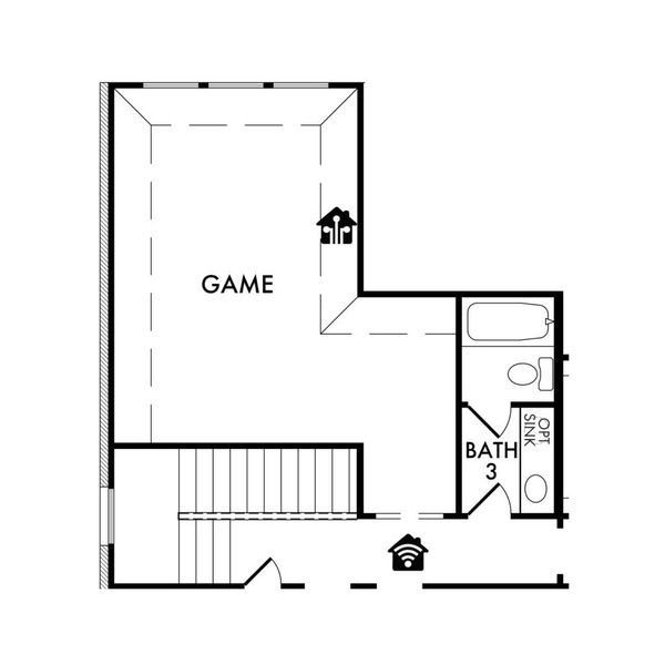 2D floor plan layout of this home in Myrtle Creek, Waxahachie, TX (Image 31). 2D floor plan layout of this home in Myrtle Creek, Waxahachie, TX (Image 31).