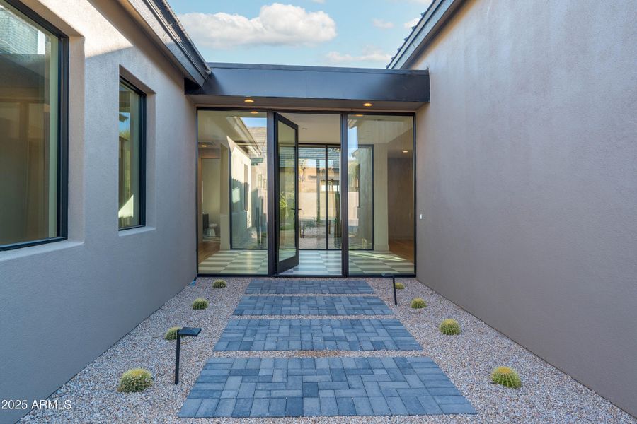 Entry walkway Entry walkway