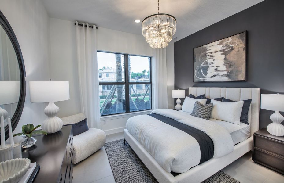 Furnished interior view inside a new home in Marigold, Davie (Image 11). Furnished interior view inside a new home in Marigold, Davie (Image 11).