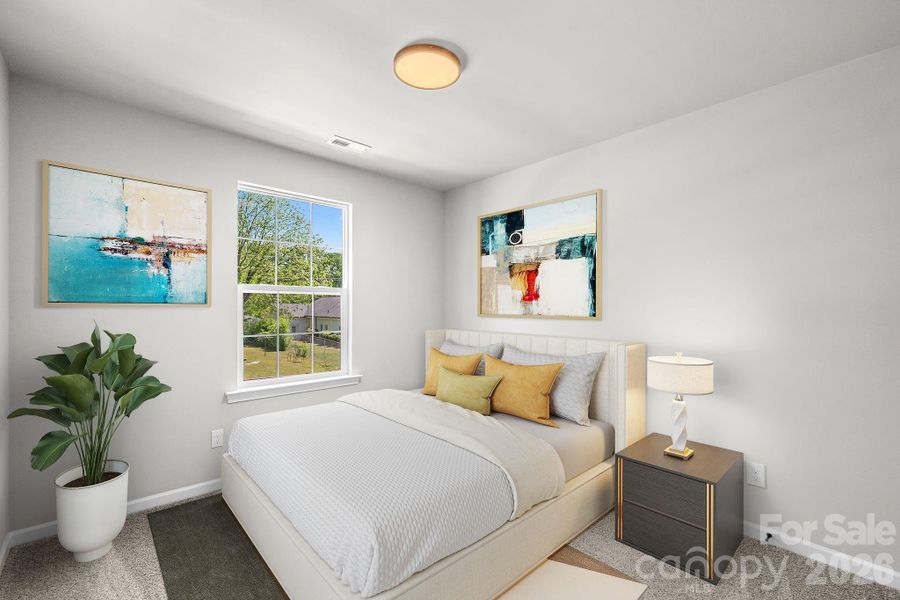 Furnished interior view inside a new home in , Concord (Image 13).